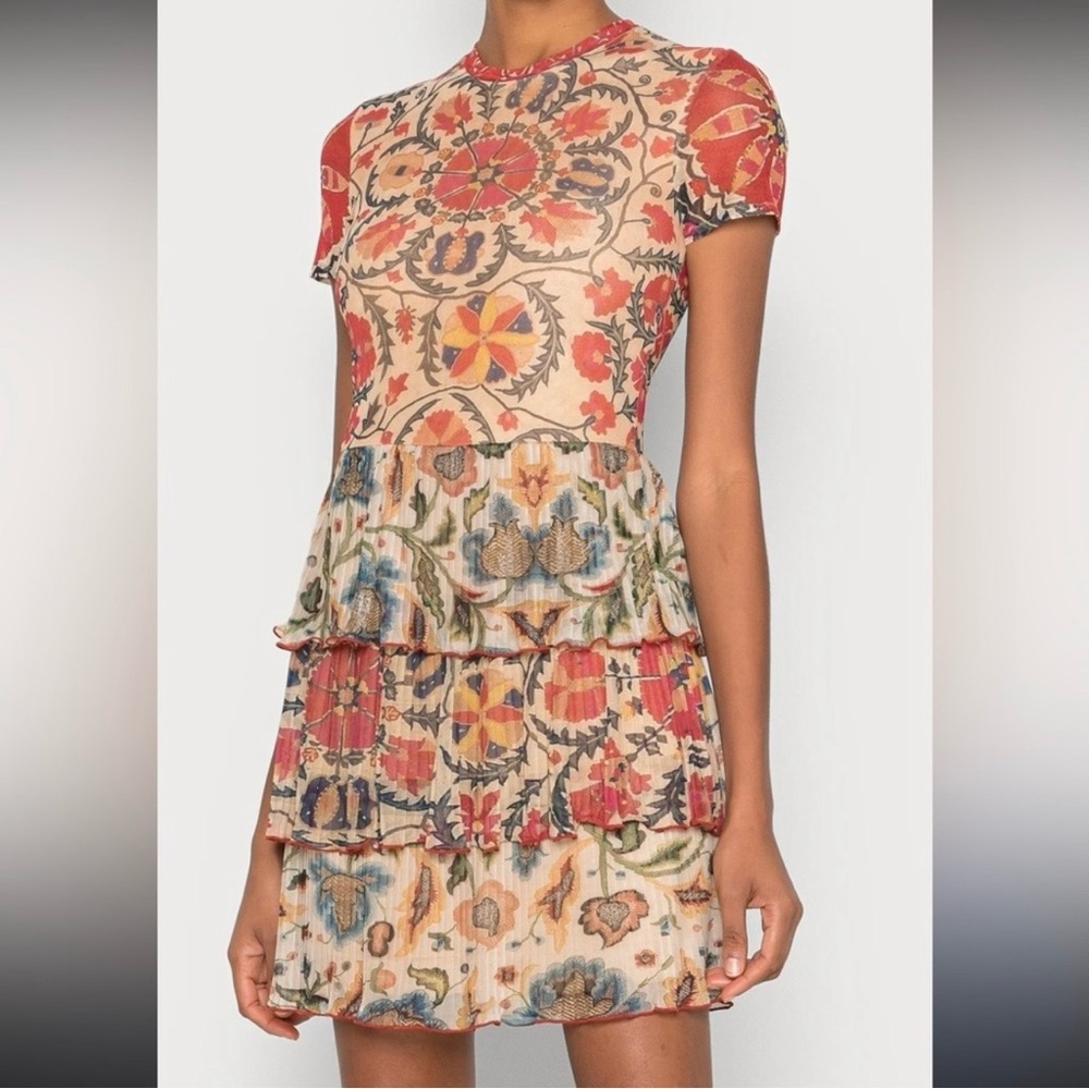 Desigual Mesh Floral Dress